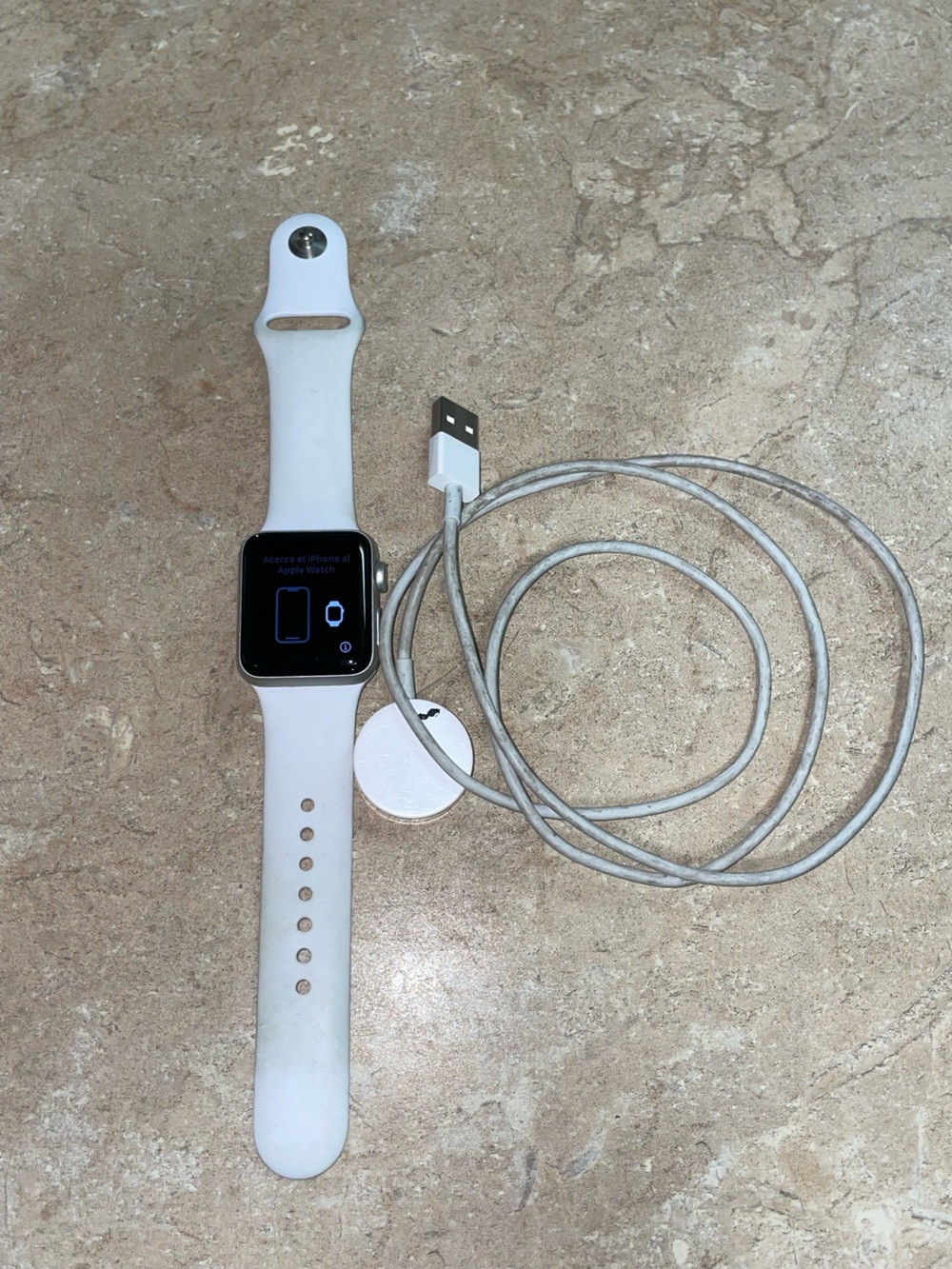 Apple Watch Series 3 - 38mm Smartwatch with Silicone Band